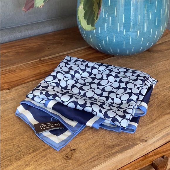 Coach Silk Scarf - Picture 1 of 7
